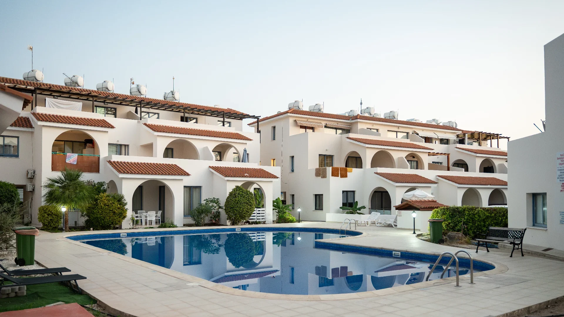 Abitare Retreat - Mediterranean apartment building exterior in Paphos, Cyprus